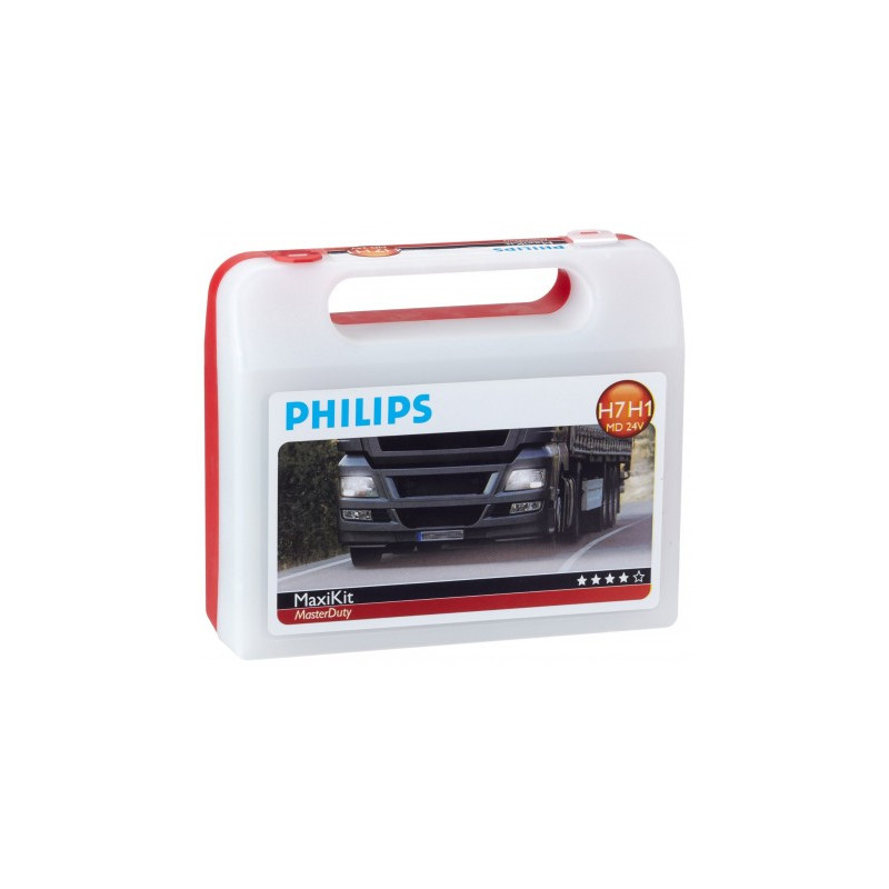 Coffret ampoules Maxi kit PHILIPS H7/H1 24V Camion - Habill'Auto