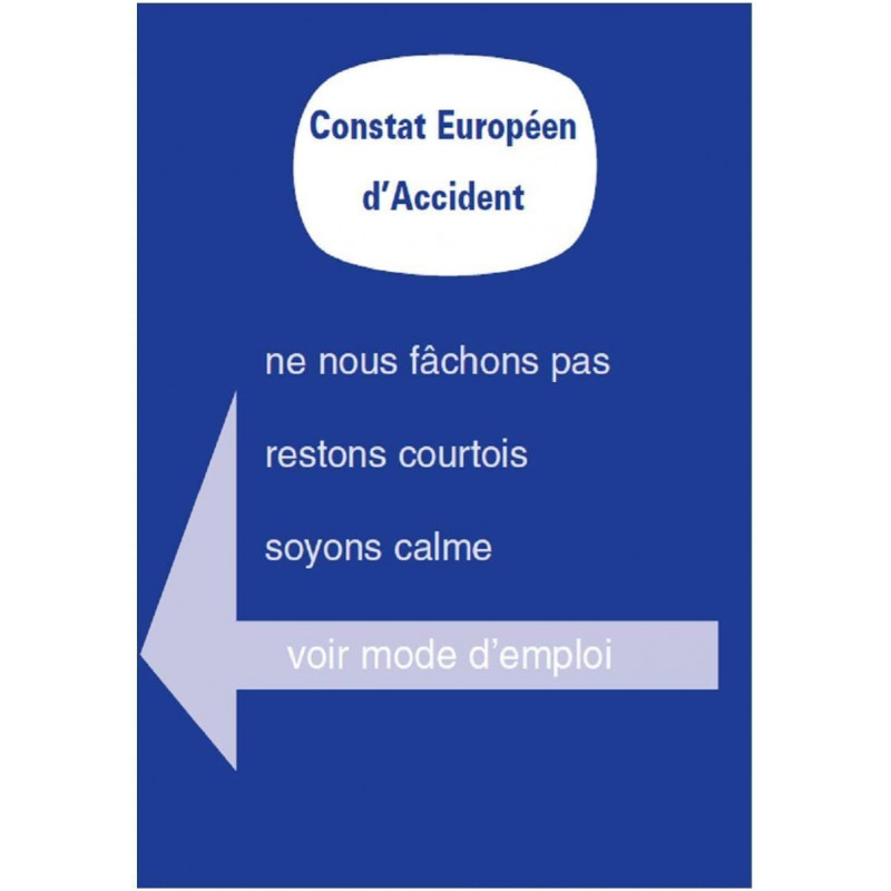 constat amiable accident
