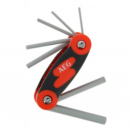 AEG  set de 7 clés 6 pans 2,5-3-4-5-6-8-10mm