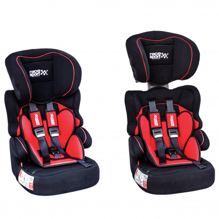 Siège auto 2 en 1 avec rehausseur 15-36 Kg pour enfant