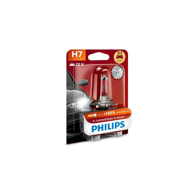 Ampoule PHILIPS X-tremeVision G-Force H7 12V 55W- Habill'Auto
