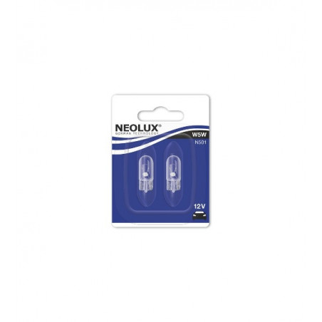 2 ampoules halogène NEOLUX T10 W5W 12V/5W
